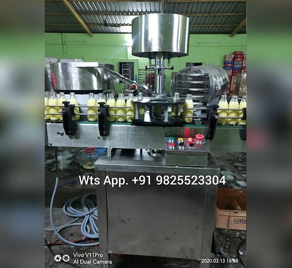Automatic Bottle Crown Cap Sealing Machine