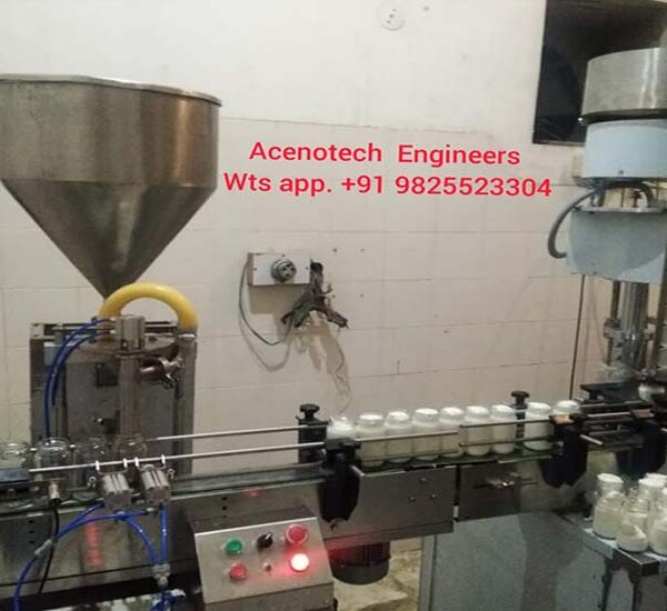 Automatic Paste Bottle Filling Capping Machine