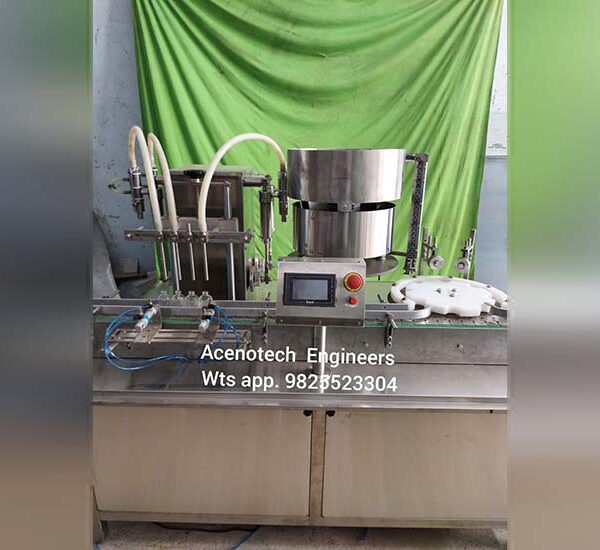 Automatic Vial Liquid Filling and Bunging Machine